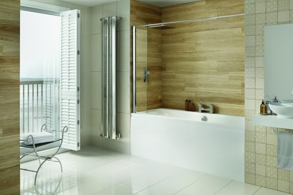 250mm Panel with Straight Rail - Image Showers