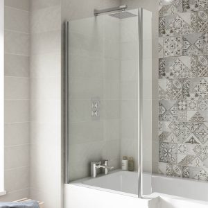6mm L-Shaped Bathscreen