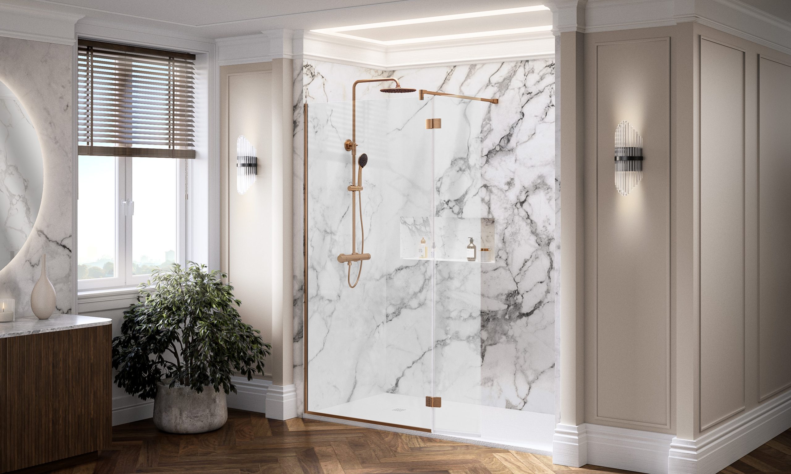i9-Hinged-Brushed-Bronze-wetroom--scaled